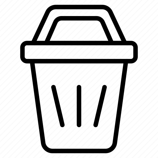 Dustbin, plastic, trash, garbage, glass, waste, rubbish icon - Download on Iconfinder