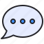 bubble, chat, comment, interface, message 