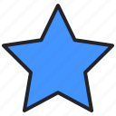 bookmark, favorite, interface, rating, star