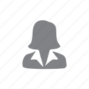avatar, ui, woman, female, person, profile