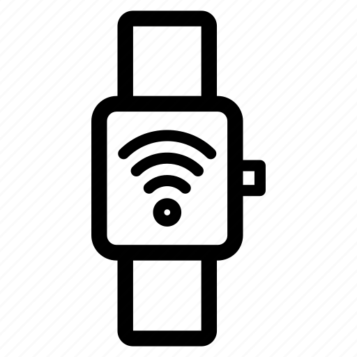 Smartwatch, watch, wifi, wristwatch icon - Download on Iconfinder