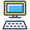 computer, interface, monitor