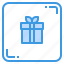gift, box, present, user, interface, button 
