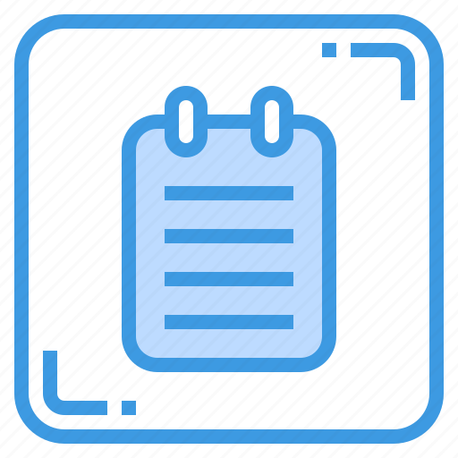 Notepad, document, file, paper, button icon - Download on Iconfinder