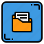 folder, document, files, and, user, interface, button 