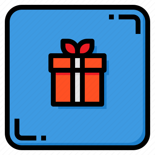 Gift, box, present, user, interface, button icon - Download on Iconfinder