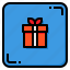 gift, box, present, user, interface, button 