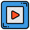 video, play, audio, user, interface, button