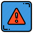 warning, sign, alert, danger, triangle, user, interface