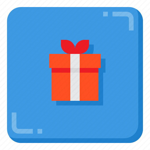Gift, box, present, user, interface, button icon - Download on Iconfinder