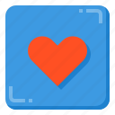 heart, love, romance, user, interface, button