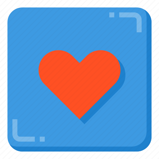 Heart, love, romance, user, interface, button icon - Download on Iconfinder