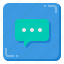 message, speech, bubble, chat, communication, button 