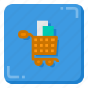shopping, cart, commerce, user, interface, button