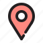 location pin, marker, location, navigation, place, ui, ux 