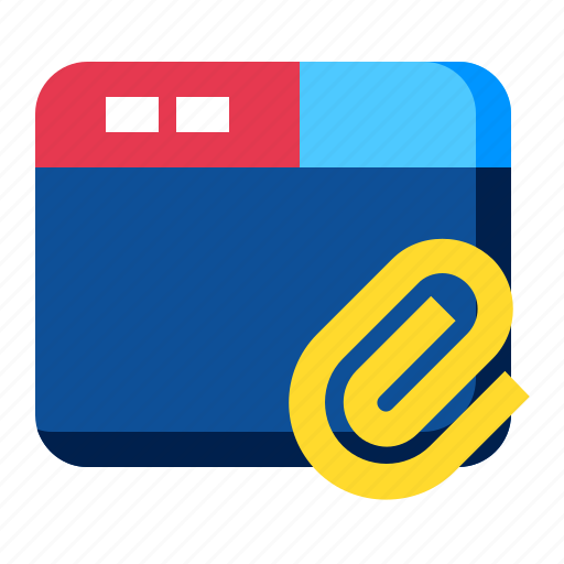 Attachment, page, application icon - Download on Iconfinder