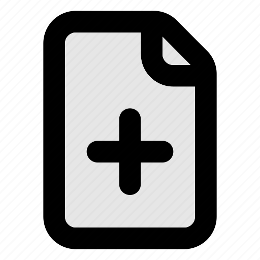 File, add, in, lc, document, format, extension icon - Download on Iconfinder