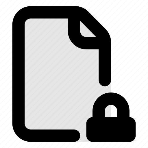 File, locked, ou, lc, document, format, extension icon - Download on Iconfinder
