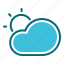 cloud, interface, sunny, user, weather 