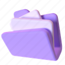 document, folder, 2 