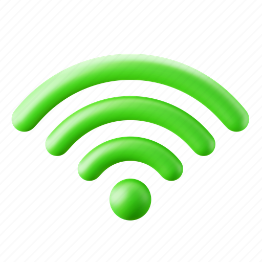 Wifi, internet, connection, signal, wireless 3D illustration - Download on Iconfinder