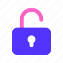 lock, password, protection, unlocked