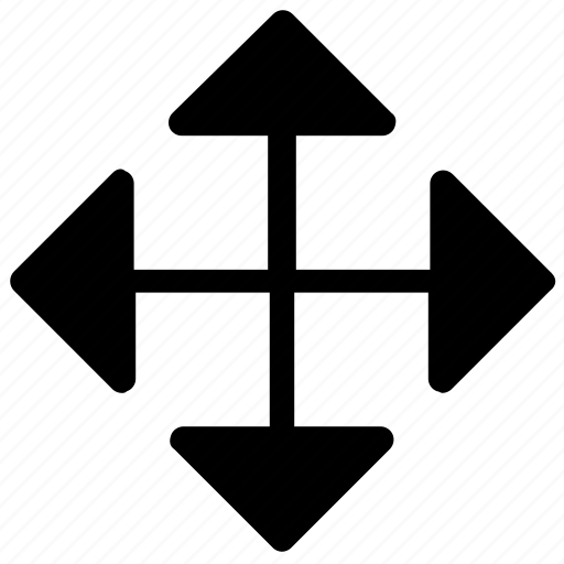 Arrow cross, crisscross, enlarge symbol, expand expand, fullscreen icon - Download on Iconfinder
