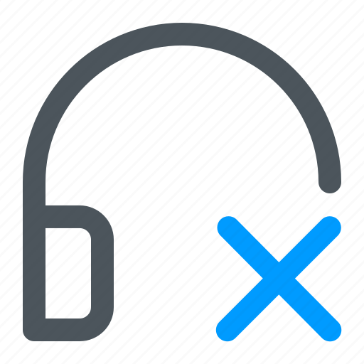 Audio, disable, headphone, multimedia, music icon - Download on Iconfinder