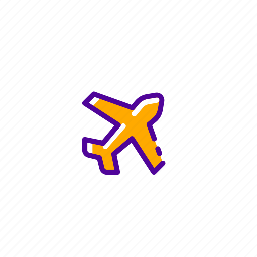 Airplane, flight, holiday, plane, transportation, travel, vacation icon - Download on Iconfinder