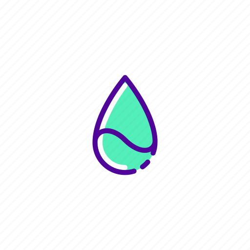 Climate, cloudy, forecast, rain, water, water drop, weather icon - Download on Iconfinder