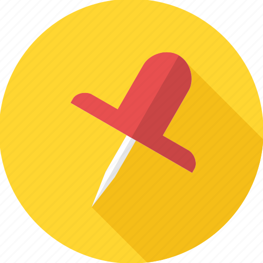 Attachment, pin, direction, pointer icon - Download on Iconfinder