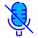 microphone, muted, mic, audio, recording, voice, silent, off, mute