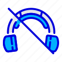 muted, headphone, headset, audio, sound, earphones, music, silent, off