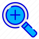 zoom, zoom in, magnifying glass, find, magnifying, search, view, look, see