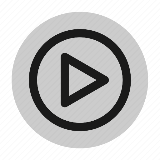 Circle, document, file, play, user interface, video, web icon - Download on Iconfinder