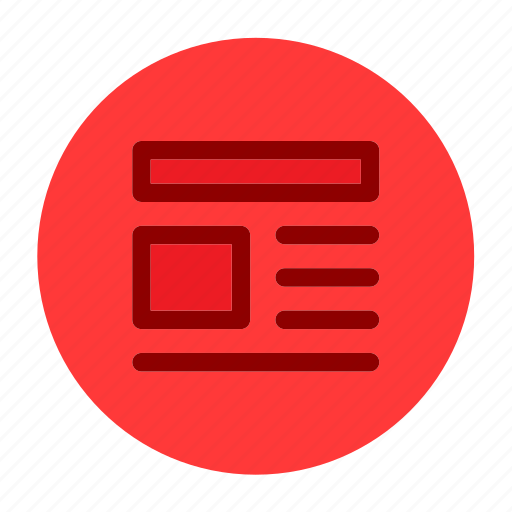 Circle, circular, document, file, pdf, user interface, web icon - Download on Iconfinder