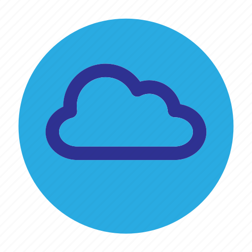 Circle, cloud, document, file, user interface, weather, web icon - Download on Iconfinder