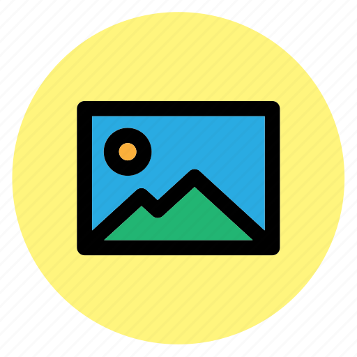 Circle, image, photo, picture, round, user interface, web icon - Download on Iconfinder