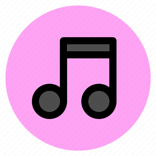 Audio, circle, music, musical note, round, user interface, web icon - Download on Iconfinder