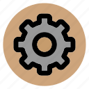 circle, cog, cogwheel, gear, settings, user interface, web