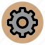 circle, cog, cogwheel, gear, settings, user interface, web 