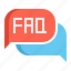 faqs, chat, messages, talk 