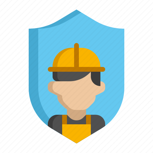 Safety, shield, insurance, worker icon - Download on Iconfinder