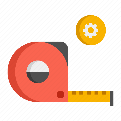 Tape, measure, work, construction icon - Download on Iconfinder