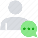 chat, male, message, people, person, user