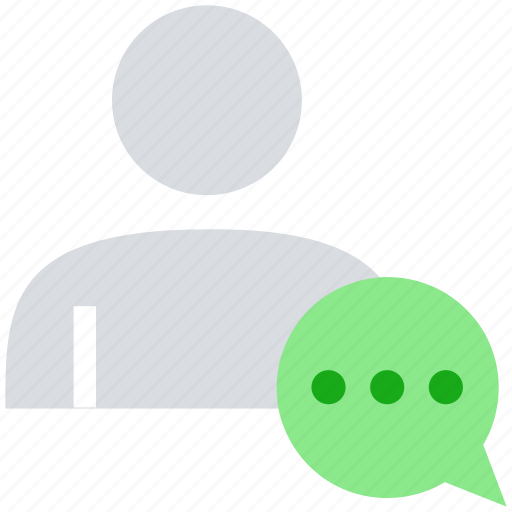 Chat, male, message, people, person, user icon - Download on Iconfinder