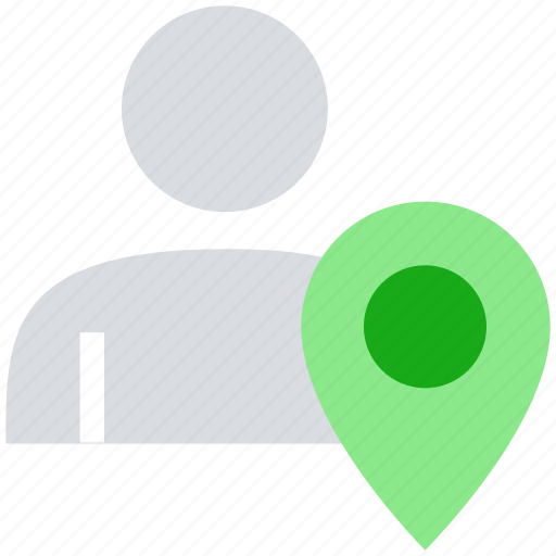 Location pin, male, map pin, people, person, user icon - Download on Iconfinder