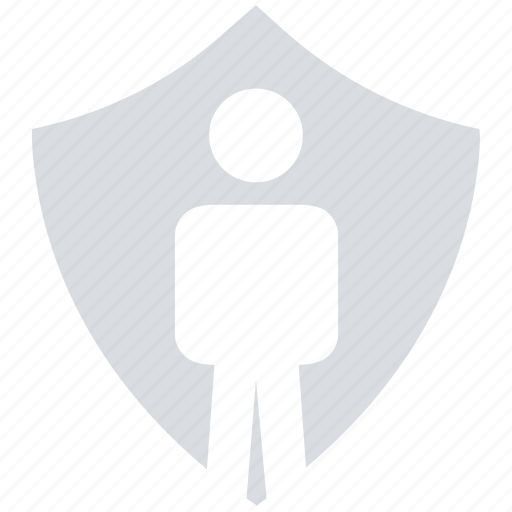 Male, people, person, secure, shield, user icon - Download on Iconfinder