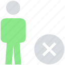cross, male, people, person, remove, stand, user