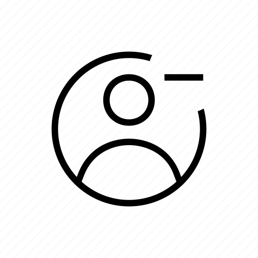Delete, minus, player, profile, remove, trash icon - Download on Iconfinder